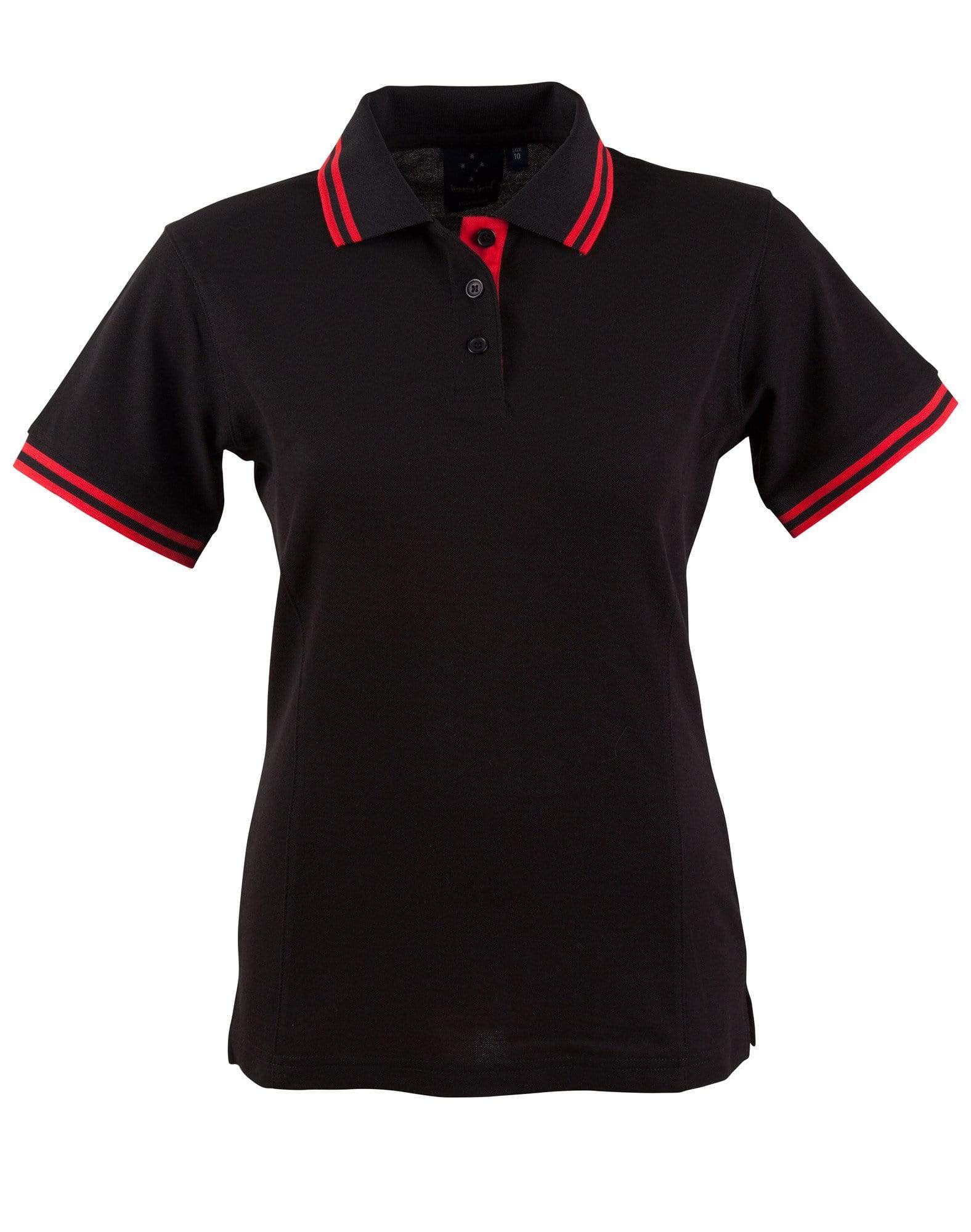 Grace Polo Women's Ps66 Casual Wear Winning Spirit Black/Red 8